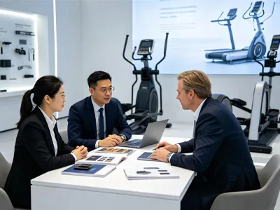 Overseas Clients Factory Visit: Global Cooperation in Fitness Equipment Industry