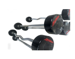 EZ Curl Rubber Fixed Barbell