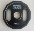 Hammer Strength 10-Sided Rubber Coated Weight Plate