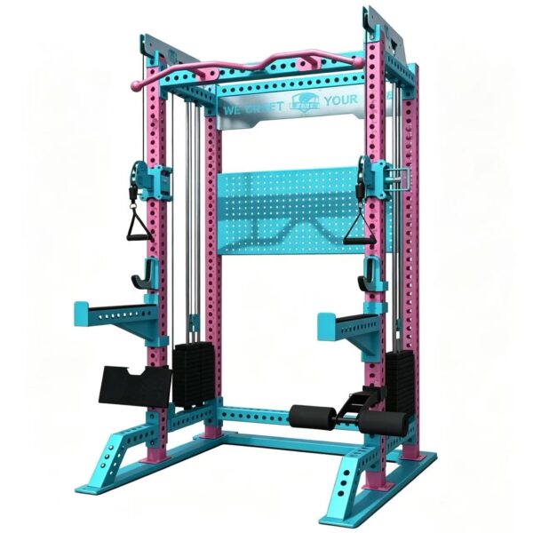 All-in-One Smith Machine Power Rack With Cable Crossover
